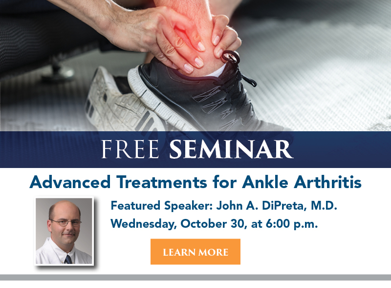 Free Seminar: Advanced Treatments for Ankle Arthritis